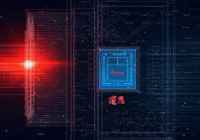 人工智能芯片板卡3d動畫